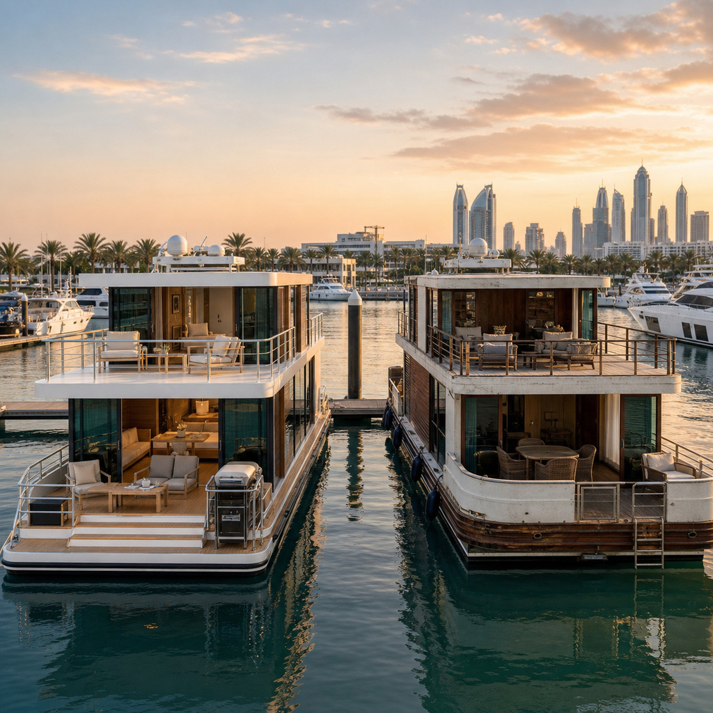 Buying new vs used in the UAE houseboat market