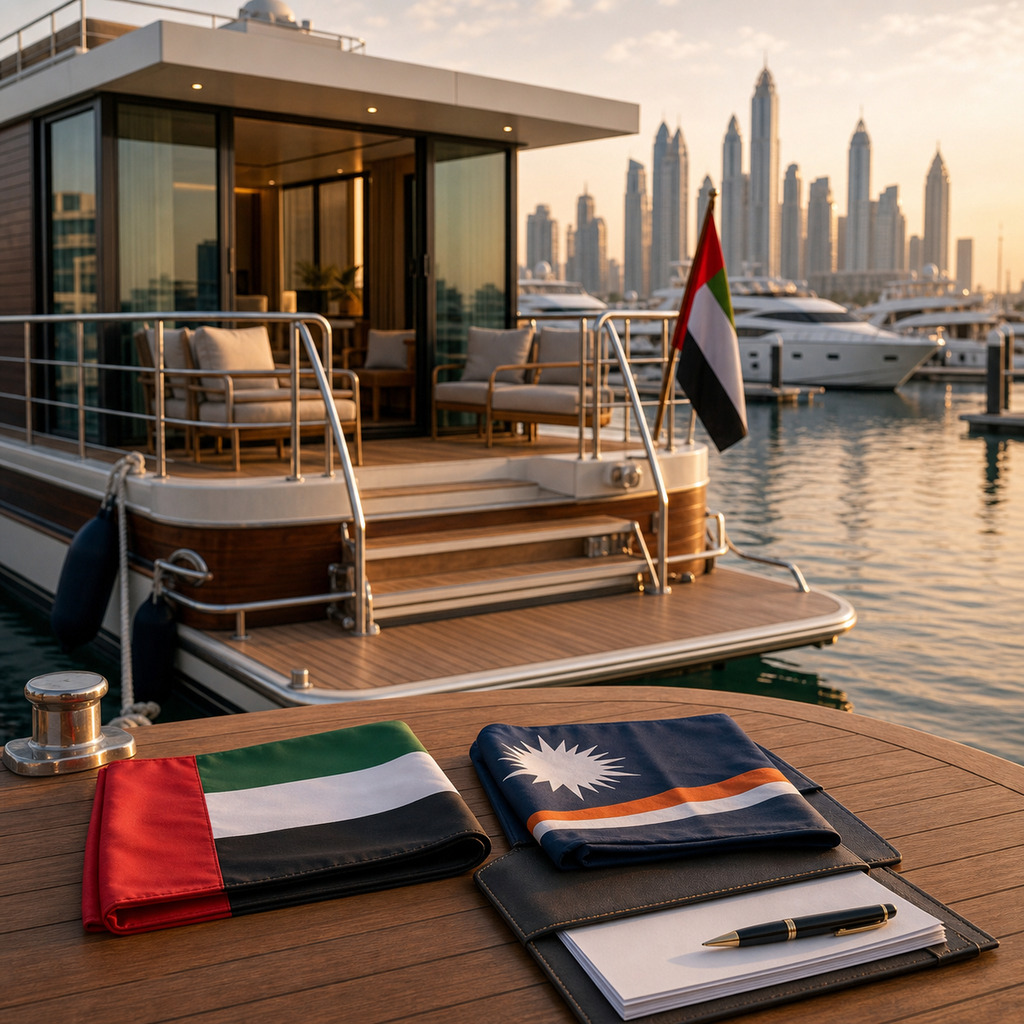 Flagging a houseboat — UAE vs offshore registration