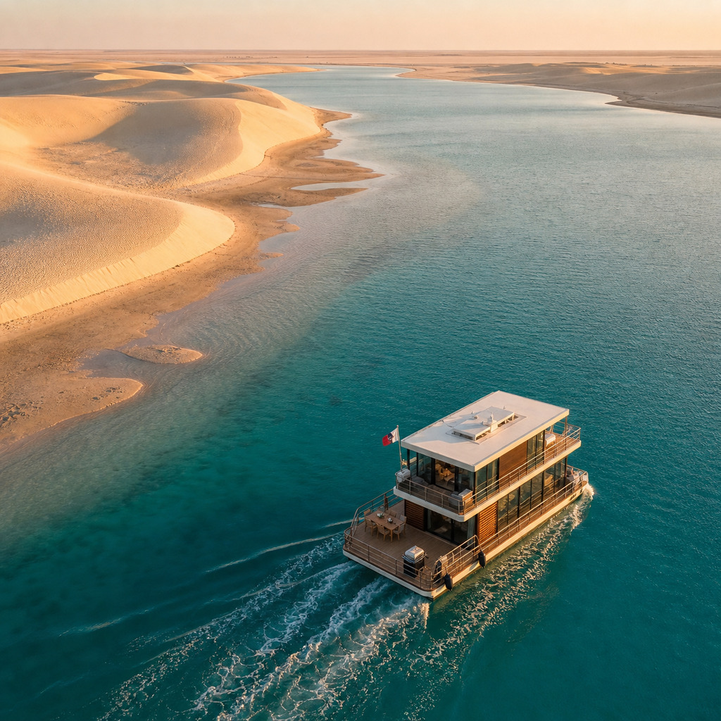 Khor Al Adaid — Qatar's inland sea, by water