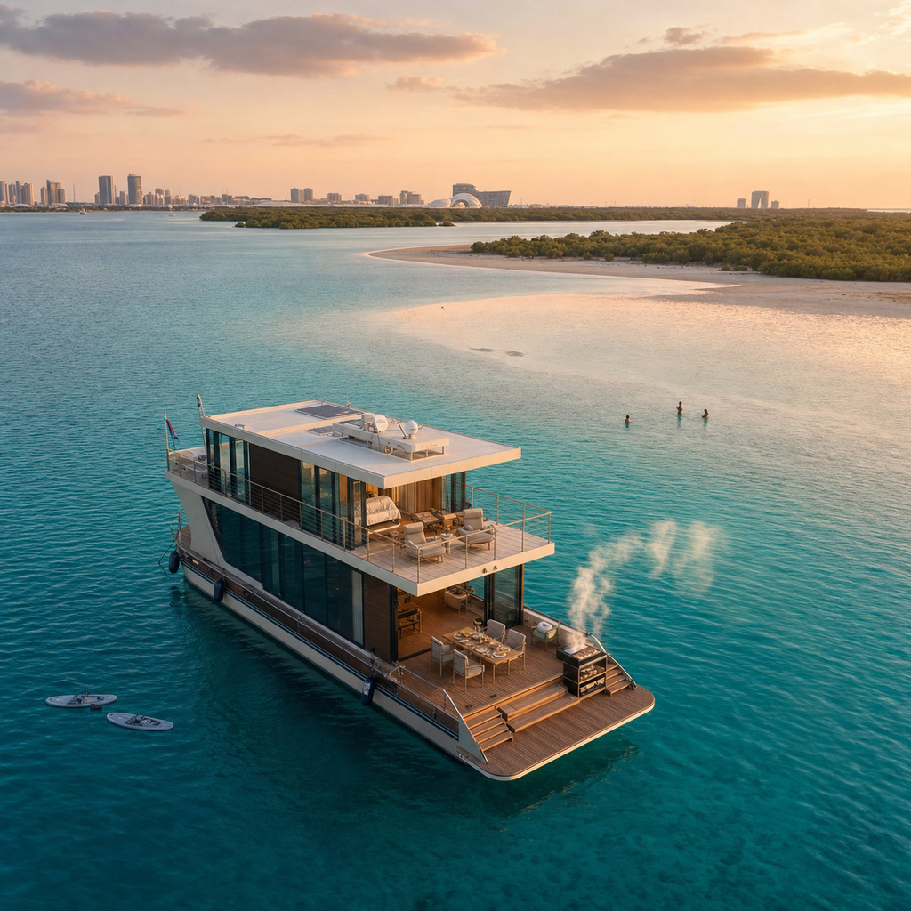 Anchorages off Saadiyat — where to swim, where to BBQ, where to overnight