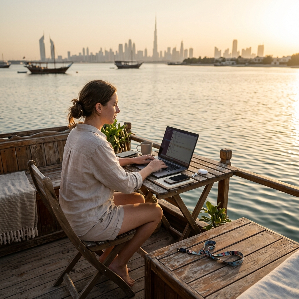 Working from a houseboat — what actually works, and what doesn't